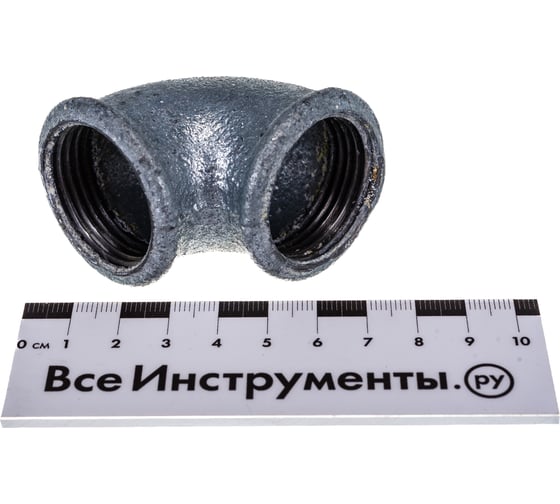Проходной угольник Fittex PLUS чугун 25 ВР/ВР 127-3582
