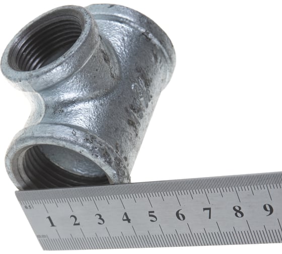 Переходной тройник Fittex PLUS чугун 25х20 ВР/ВР 127-3566