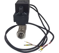 Двухходовой шаровой кран TECHNO HKS220-02DF/230V из нержавеющей стали 304, DN20, резьба G3/4, с электроприводом 2 Нм, 220 В, управление открыто/закрыто 660202