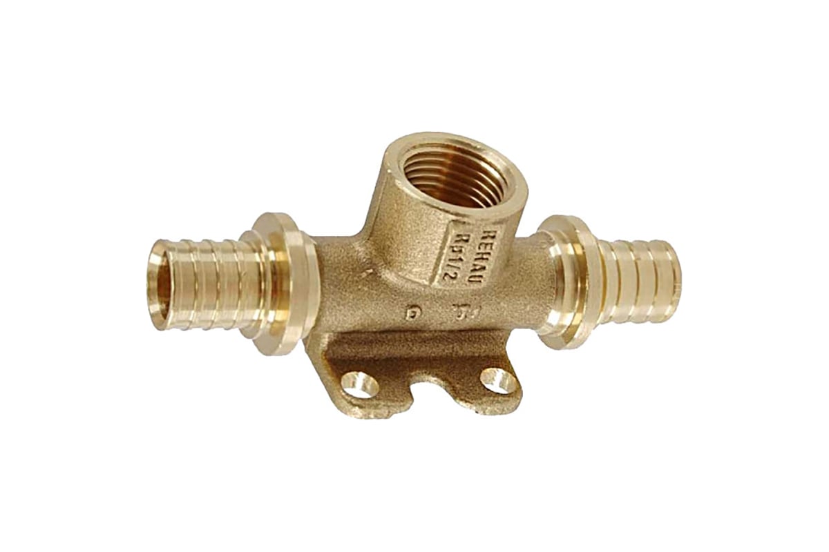 Водорозетка Rehau В 16х1/2'х16 RX проходная, надвижная, бронза 366016 ...