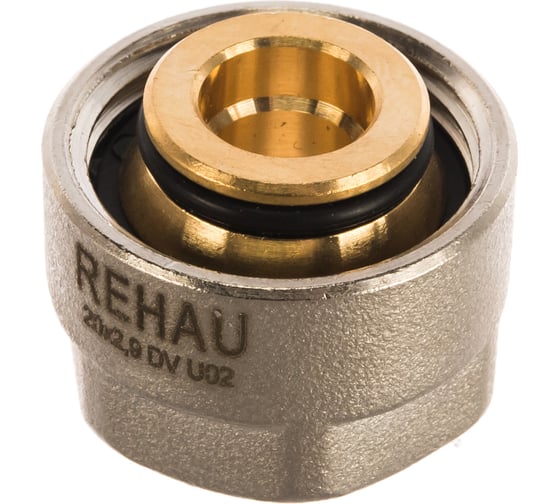 Соединитель Rehau В 3/4'х20 (2,9) ЕК для труб RAUTITAN, stabil обжимн 266462-003