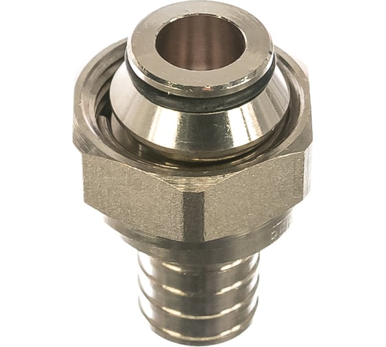 Соединитель Rehau надвиж-В 20 x 3/4"EK никелированный, DZR-латунь 169176