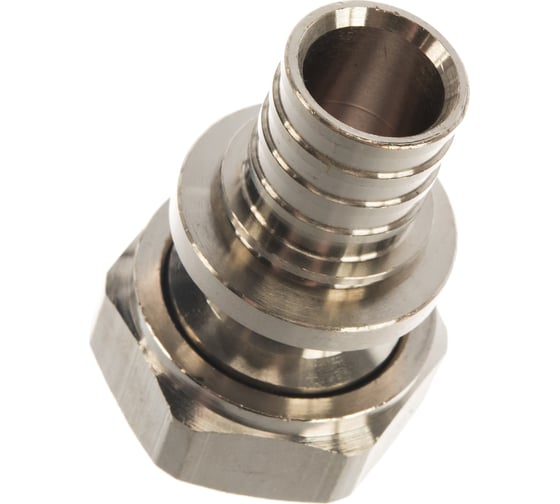 Соединитель Rehau надвиж-В 20 x 3/4"EK никелированный, DZR-латунь 169176