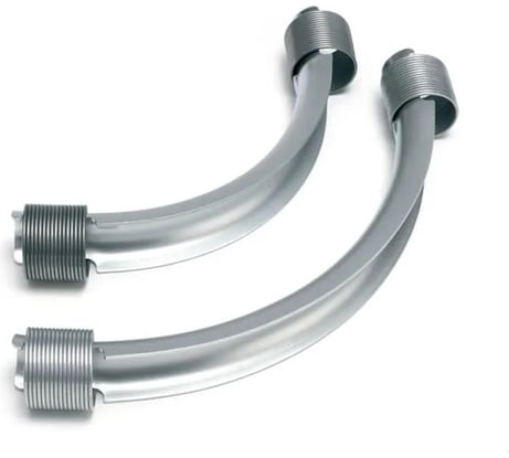 Направляющая Rehau 90 гр. для PEX труб, d20 оцинкованная сталь, с фиксирующими кольцами 138891