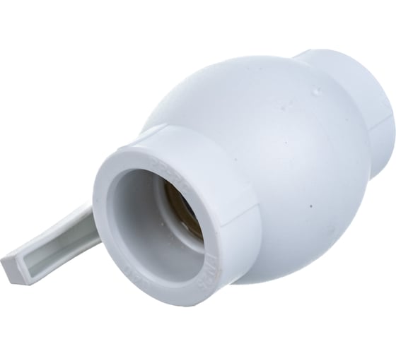 Шаровый кран VALFEX PP-R белый, 40 мм 10144040 007-7666