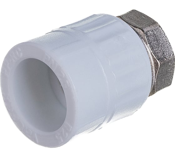 Комбинированная муфта VALFEX PP-R белая, 25х3/4 дюйма, с накидной гайкой 10139025 127-0261