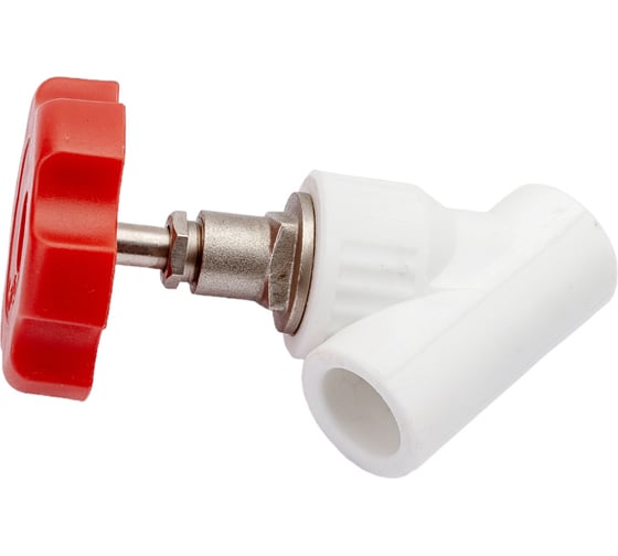Запорный клапан VALFEX PP-R белый, 20х45° 10174020 127-0184