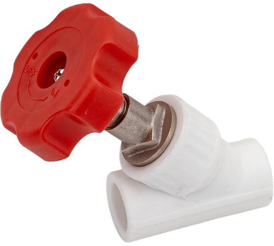 Запорный клапан VALFEX PP-R белый, 20х45° 10174020 127-0184