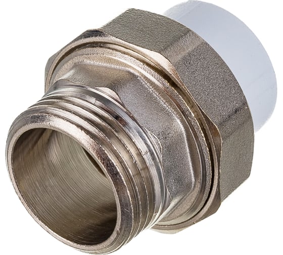 Комбинированная муфта VALFEX PP-R белая, разъем 25х1 дюйма НР 10156225 127-0225