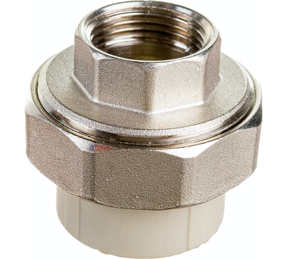 Комбинированная муфта VALFEX PP-R серая, разъем 32х3/4 дюйма ВР 10155220Г 127-1035