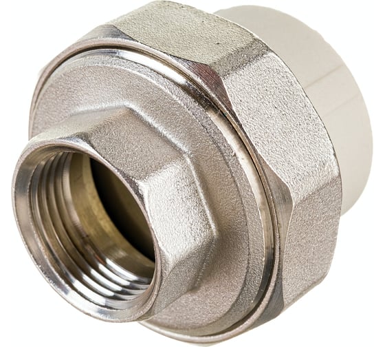 Комбинированная муфта VALFEX PP-R серая, разъем 32х3/4 дюйма ВР 10155220Г 127-1035