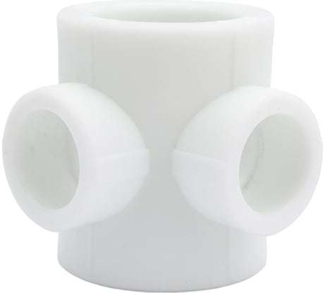 Крестовина VALFEX PP-R белая, 2-плоскостная, 40х25 мм10118240 127-8215