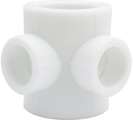 Крестовина VALFEX PP-R белая, 2-плоскостная, 40х25 мм10118240 127-8215