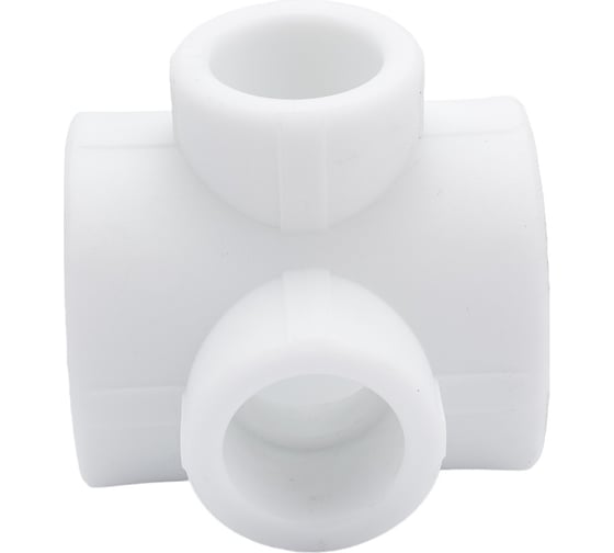 Крестовина VALFEX PP-R белая, 2-плоскостная, 40х25 мм10118240 127-8215