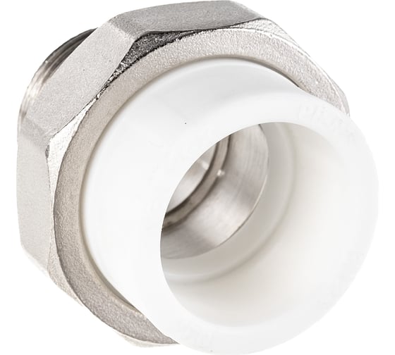 Комбинированная муфта VALFEX PP-R белая, разъем 40х1 1/4 дюйма НР 10156032 127-0229