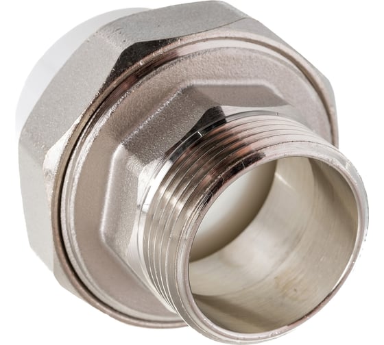 Комбинированная муфта VALFEX PP-R белая, разъем 40х1 1/4 дюйма НР 10156032 127-0229