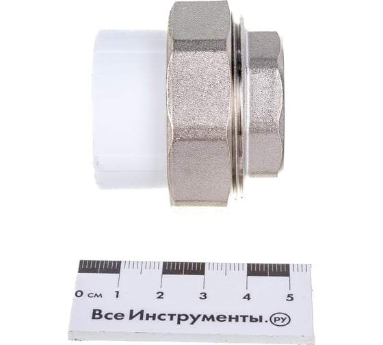 Комбинированная муфта VALFEX PP-R белая, разъем 32х1 дюйма ВР 10155025 127-0215
