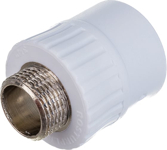 Комбинированная муфта VALFEX PP-R белая, 32х3/4 дюйма НР 10130132 127-0242
