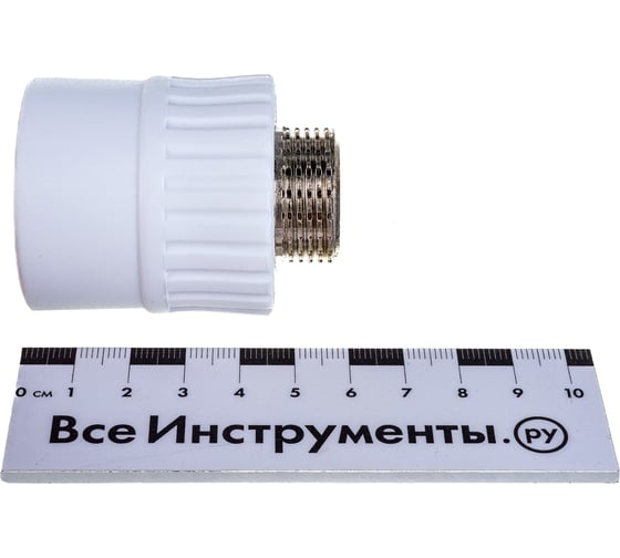 Комбинированная муфта VALFEX PP-R белая, 32х3/4 дюйма НР 10130132 127-0242