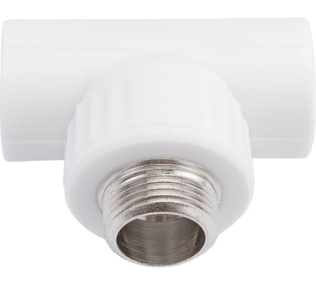 Комбинированный тройник VALFEX PP-R белый, 25х3/4 дюйма НР 10128025 127-0526