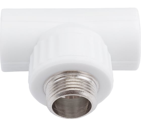 Комбинированный тройник VALFEX PP-R белый, 25х3/4 дюйма НР 10128025 127-0526