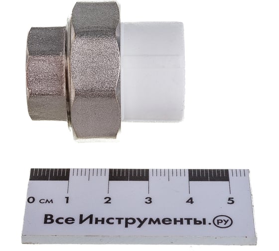 Комбинированная муфта VALFEX PP-R белая, разъем 20х1/2 дюйма ВР 10155015 127-0208