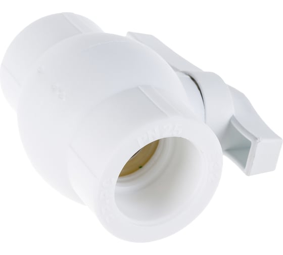 Шаровый кран VALFEX PP-R белый, 32 мм 10144032 007-7665