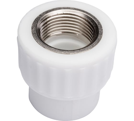Комбинированная муфта VALFEX PP-R белая, 20х3/4 дюйма ВР 10129120 127-0233