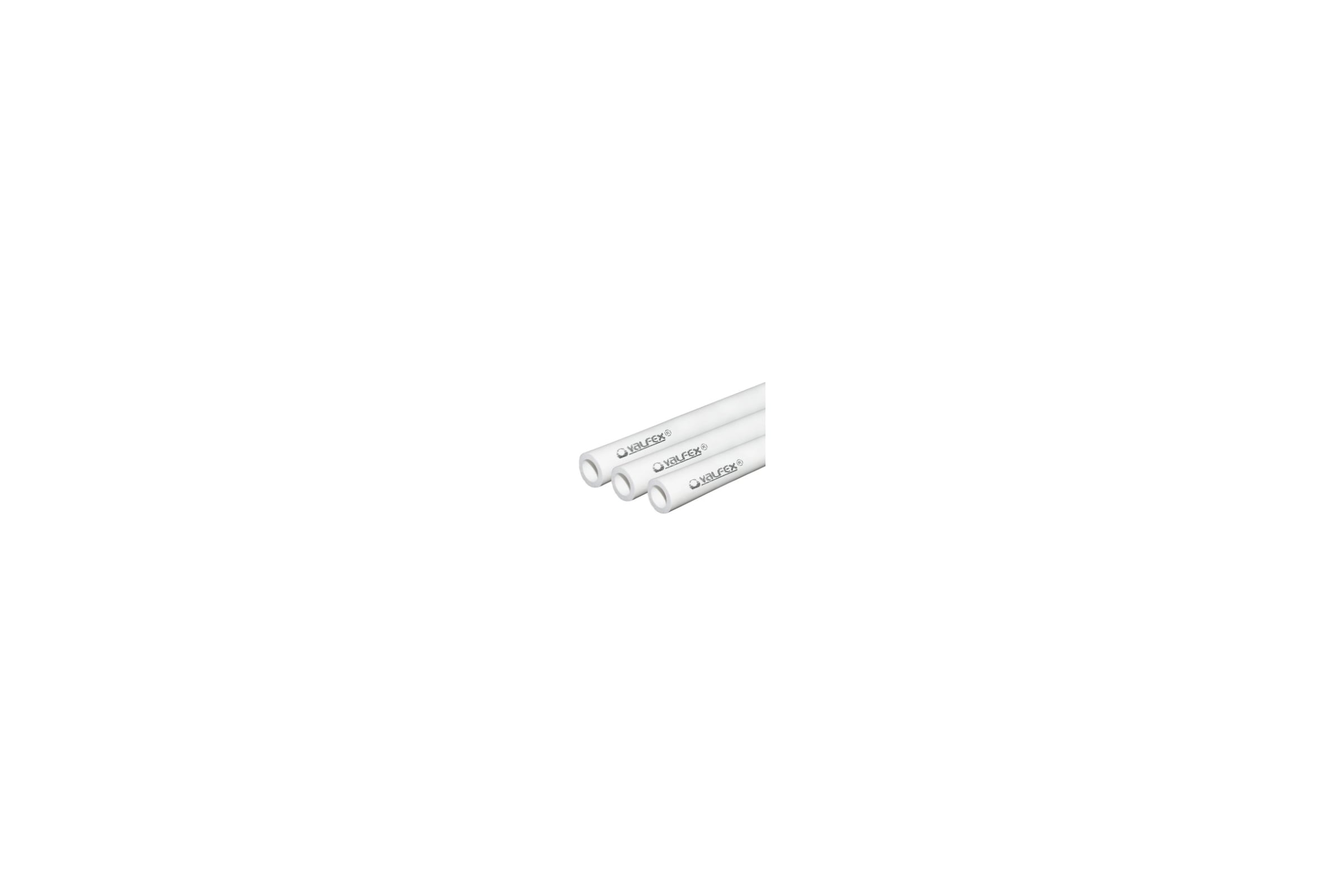ТрубаVALFEXPP-Rбелая,20х3.4мм,2м,Т80°СРу20SDR6101020202033-2461