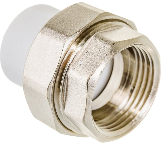 Комбинированная муфта VALFEX PP-R белая, разъем 20х3/4 дюйма ВР 10155120 127-0209