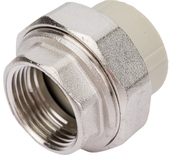 Комбинированная муфта VALFEX PP-R серая, разъем 32х1 дюйма ВР 10155025Г 127-0336