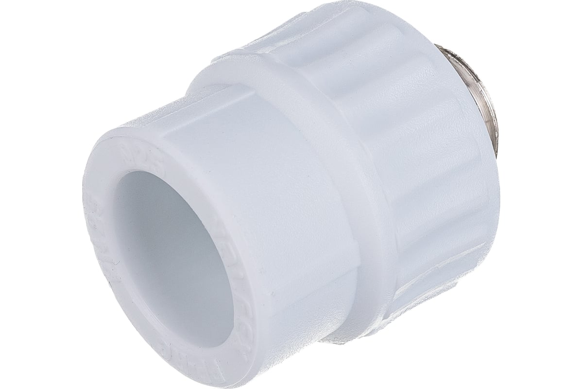 Комбинированная муфта VALFEX PP-R белая, 25х1/2 дюйма НР 10130125 127 ...