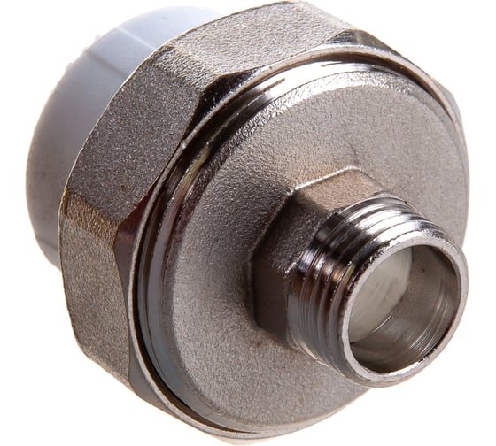 Комбинированная муфта VALFEX PP-R белая, разъем 32х1/2 дюйма НР 10156215 127-1645