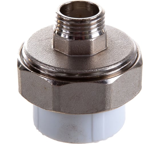 Комбинированная муфта VALFEX PP-R белая, разъем 32х1/2 дюйма НР 10156215 127-1645