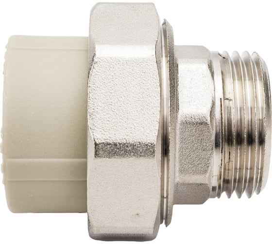 Комбинированная муфта VALFEX PP-R серая, разъем 32х1 дюйма НР 10156025Г 127-0348 1