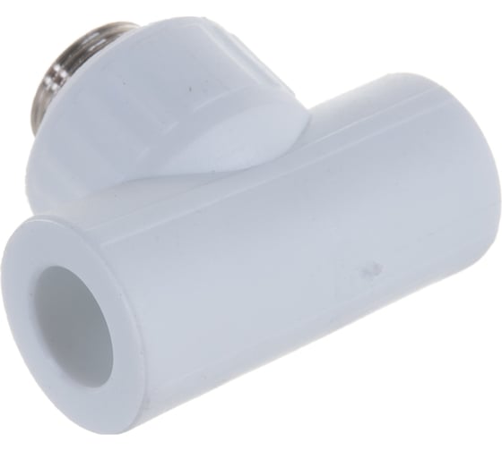 Комбинированный тройник VALFEX PP-R белый, 20х3/4 дюйма НР 10128120 127-0524