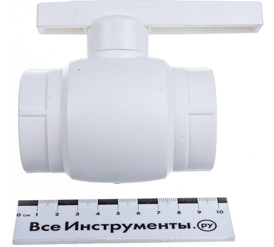 Шаровый кран VALFEX PP-R OPTIMA белый, 40 мм 10145040 007-8306