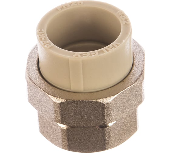 Комбинированная муфта VALFEX PP-R серая, разъем 32х1 1/4 дюйма ВР 10155132Г 127-0337