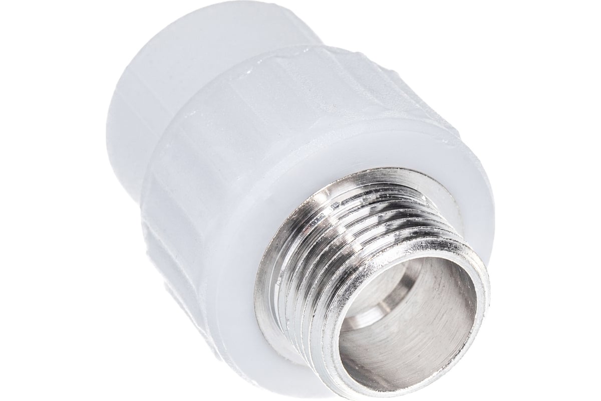 Комбинированная муфта VALFEX PP-R белая, 20х1/2 дюйма НР 10130020 127 ...