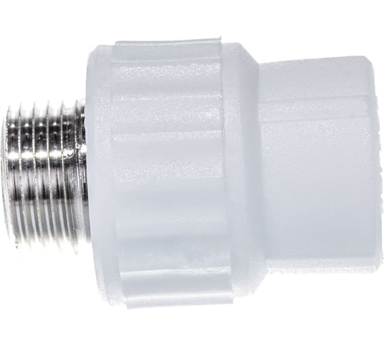 Комбинированная муфта VALFEX PP-R белая, 20х1/2 дюйма НР 10130020 127-0238