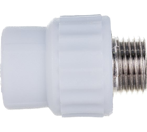 Комбинированная муфта VALFEX PP-R белая, 20х1/2 дюйма НР 10130020 127 ...