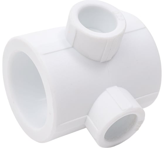 Крестовина VALFEX PP-R белая, 2-плоскостная, 40х20 мм 10118140 127-8214