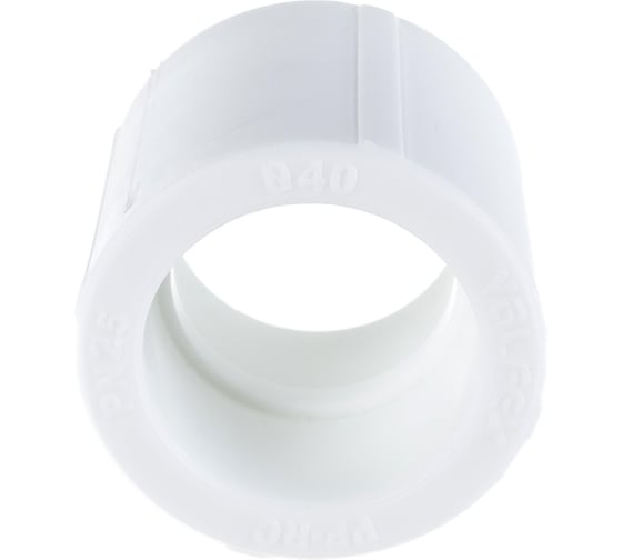 Муфта VALFEX PP-R белая, 40 мм 10113040 127-0266