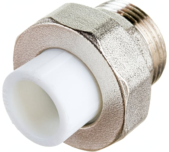 Комбинированная муфта VALFEX PP-R белая, разъем 20х1 дюйма НР 10156125 127-0222