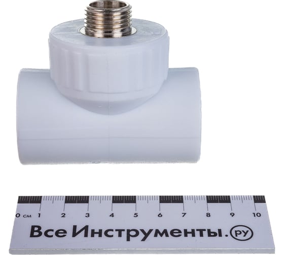 Комбинированный тройник VALFEX PP-R белый, 32х1/2 дюйма НР 10128232 127-1892