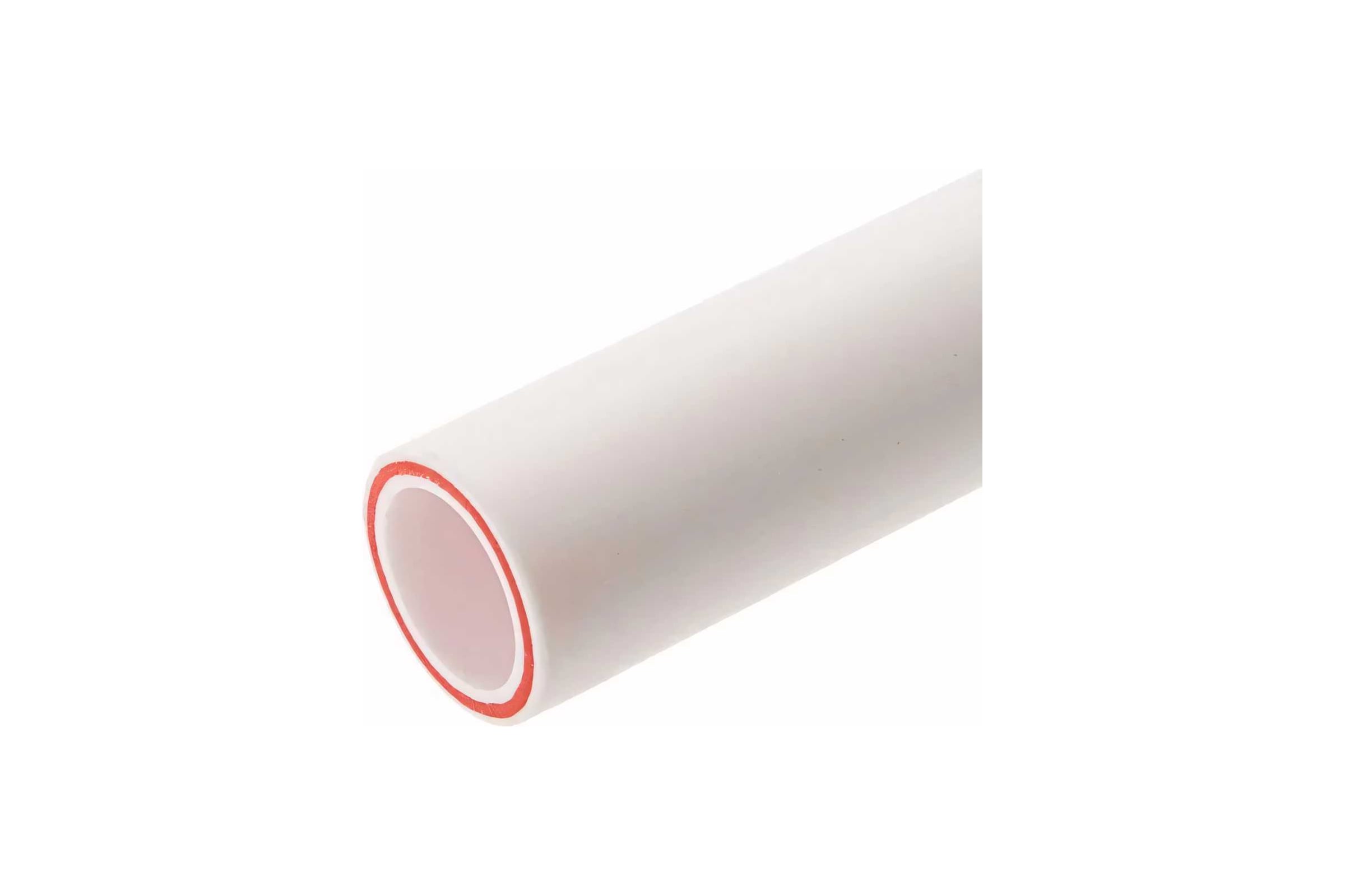 ТрубаVALFEXPP-Rбелая,армированнаястекловолокном,40х6.7мм,2м,Т90°СРу25SDR6101060402033-2479