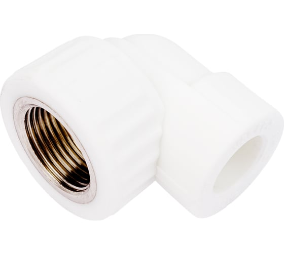 Комбинированный угольник VALFEX PP-R белый, 20х3/4 дюйма ВР 10125120 127-0587