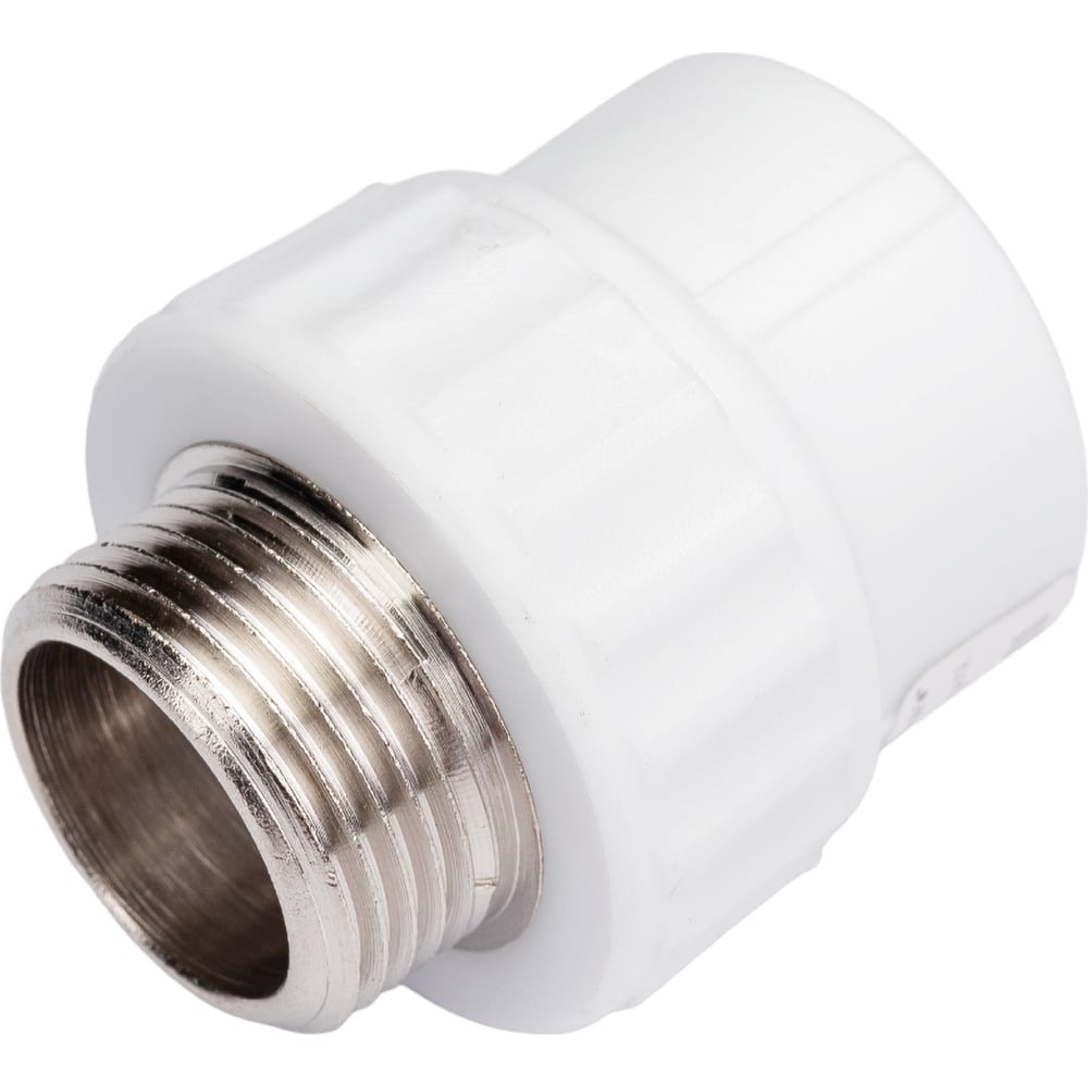 Комбинированная муфта VALFEX PP-R белая, 20х3/4 дюйма НР 10130120 127 ...