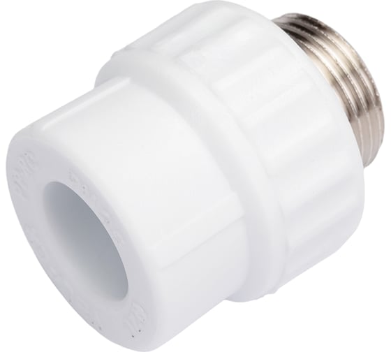 Комбинированная муфта VALFEX PP-R белая, 20х3/4 дюйма НР 10130120 127-0239
