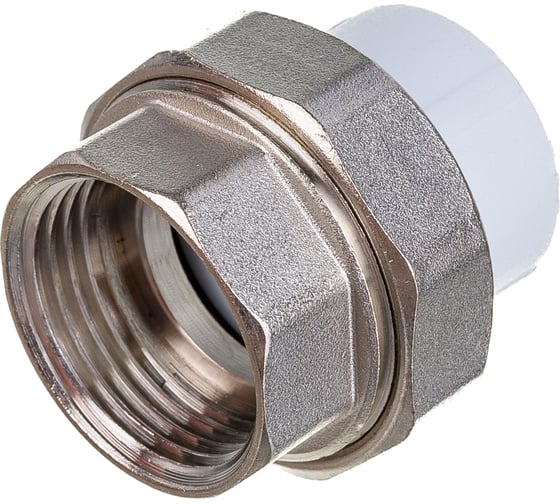 Комбинированная муфта VALFEX PP-R белая, разъем 25х1 дюйма ВР 10155225 127-0213